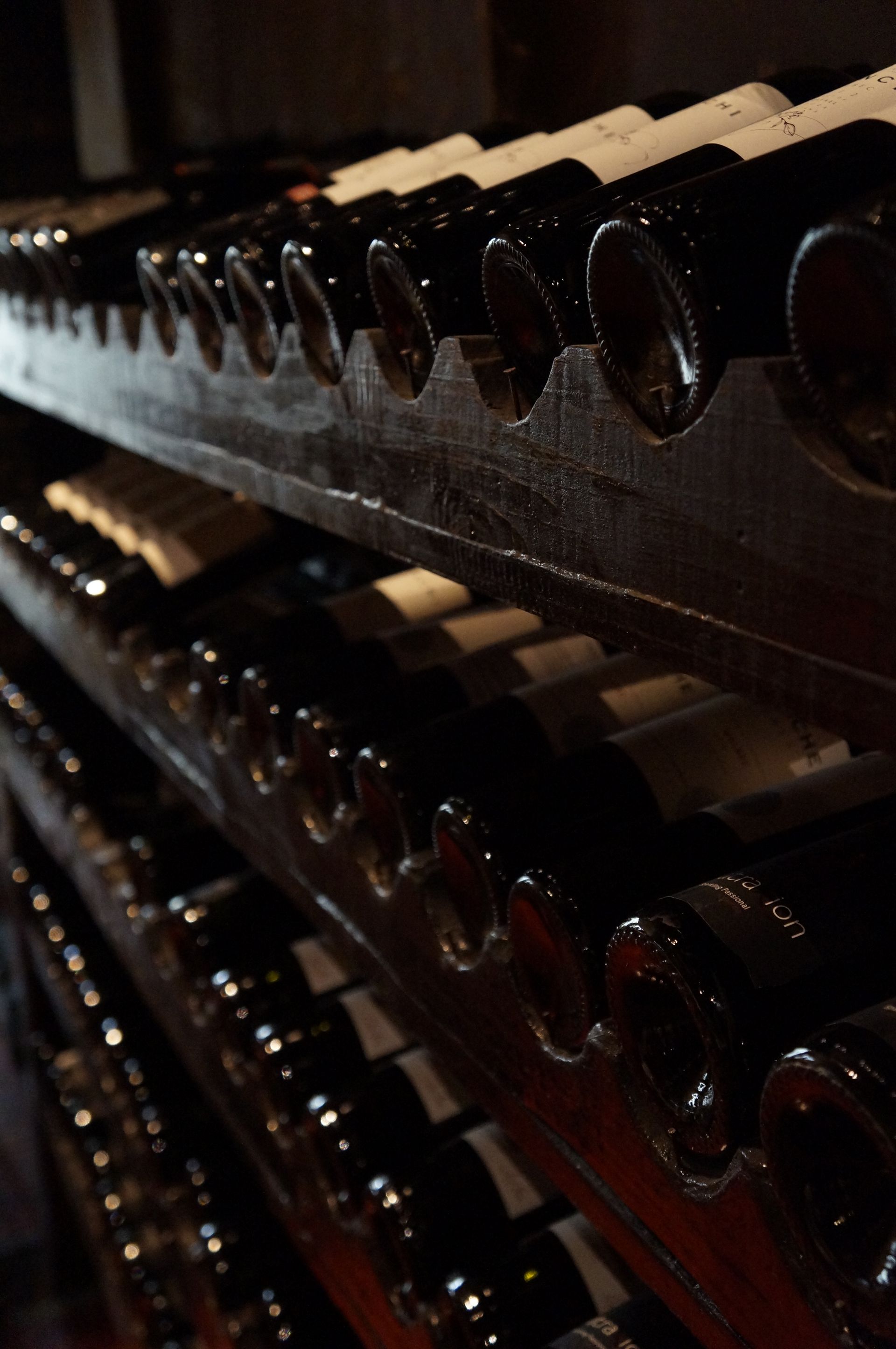 Spirits maturing in the bottle